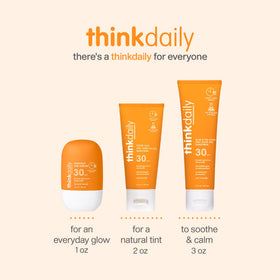 Thinkdaily SPF 30 travel-size bottle ideal for on-the-go.