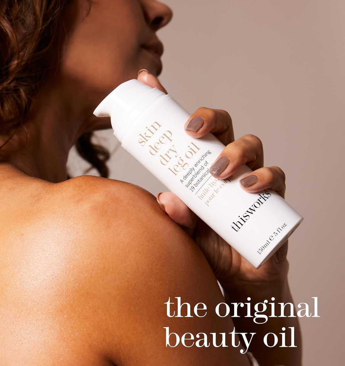 THISWORKS Skin Deep Dry Leg Oil with Evening Primrose boosts skin lipid balance.