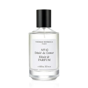 Thomas Kosmala No.10 Desir Du Coeur Elixir bottle showcasing amber-spicy profile for all genders