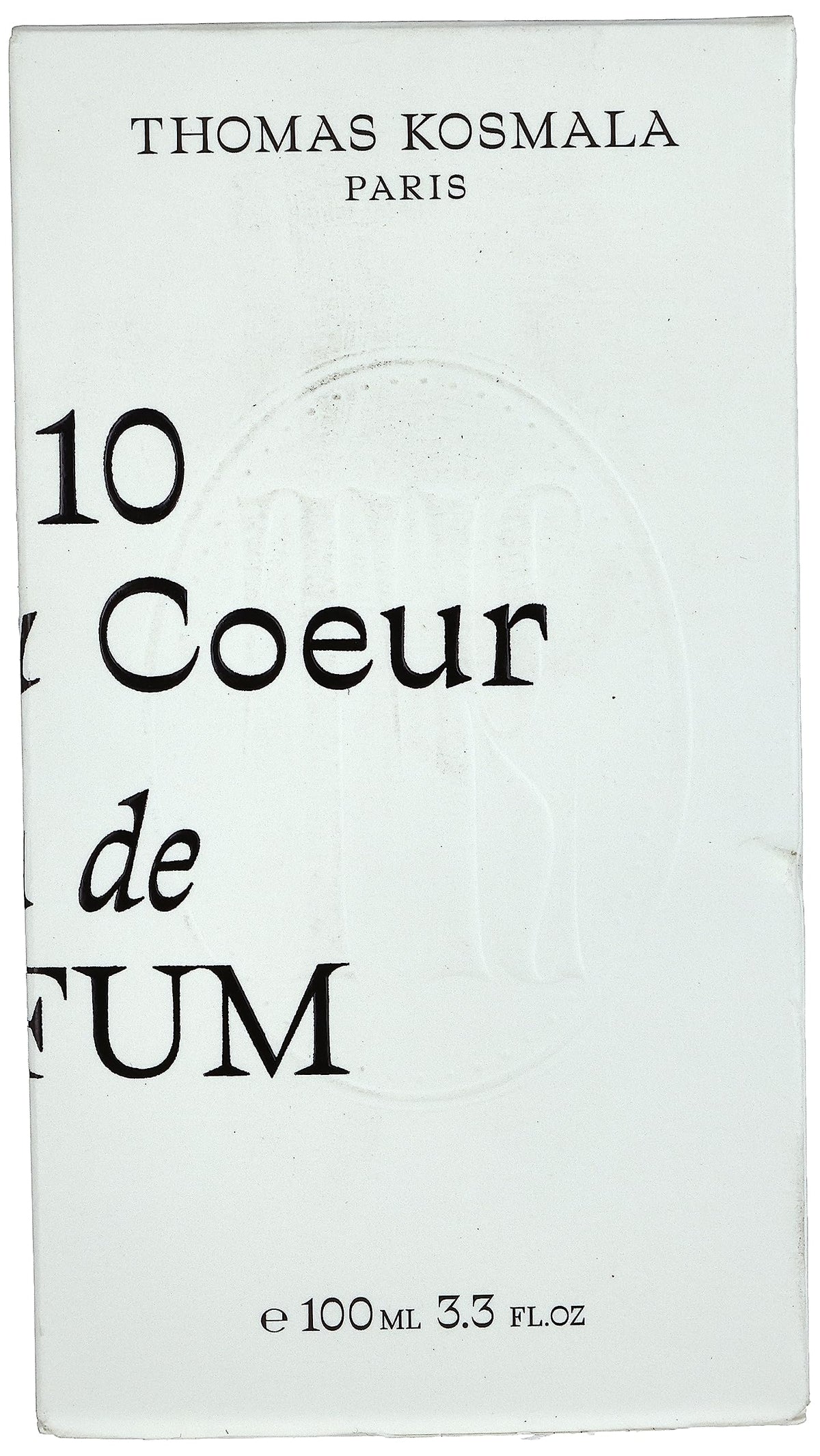 Packaging of Thomas Kosmala No.10 Desir Du Coeur Elixir, premium presentation ideal for gifting