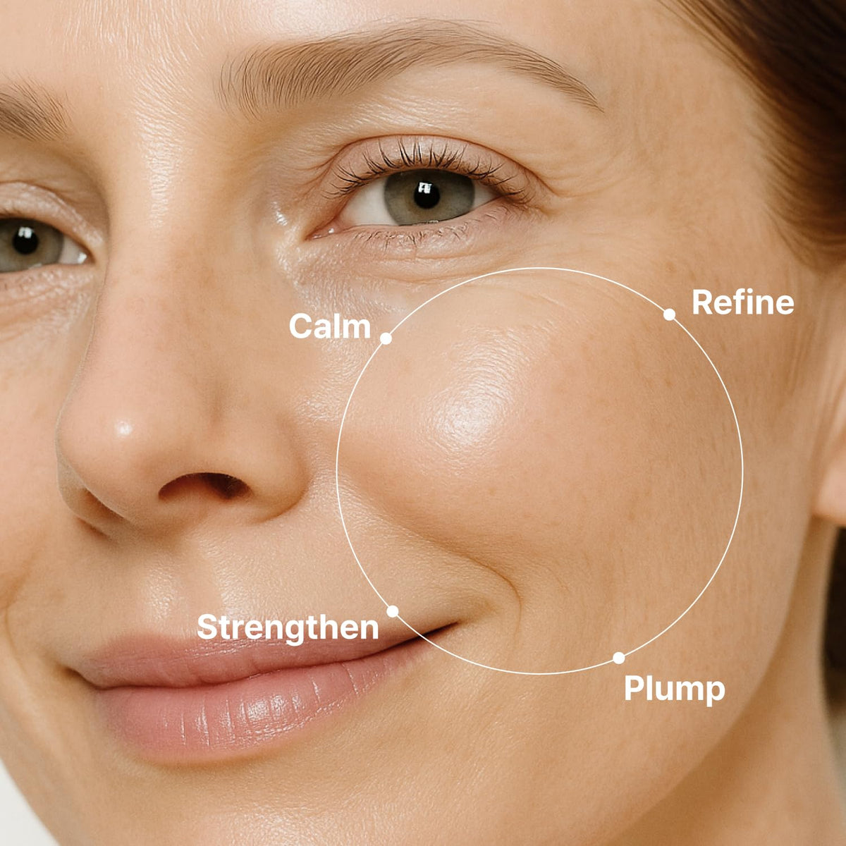 THOME G-Peel mask application soothes and supports sensitive skin.