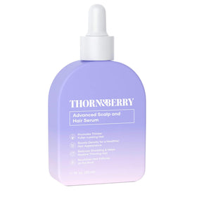THORN & BERRY Hair Growth Serum bottle for fuller hair.