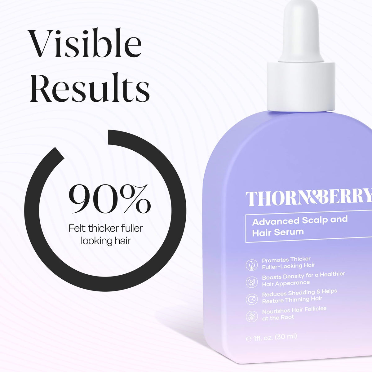 THORN & BERRY Rosemary oil blend nourishes the scalp.