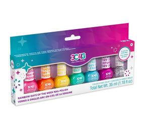Three Cheers for Girls Bright Nail Polish Set Mondy Pink, kid-safe color for easy daily styles
