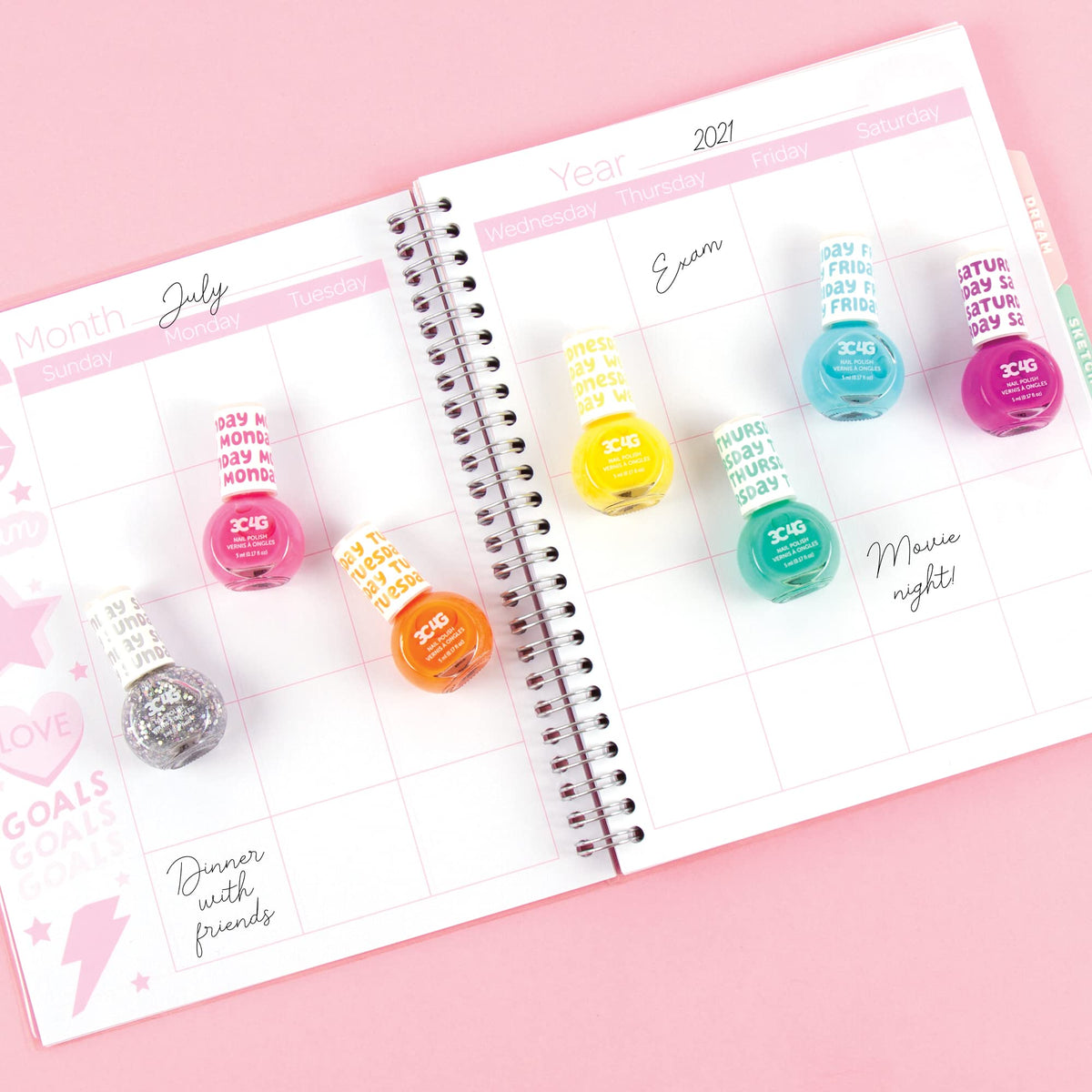 Three Cheers for Girls Bright Nail Polish Set Saturday Periwinkle, versatile hue for playdates