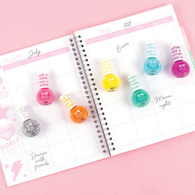 Three Cheers for Girls Bright Nail Polish Set Saturday Periwinkle, versatile hue for playdates