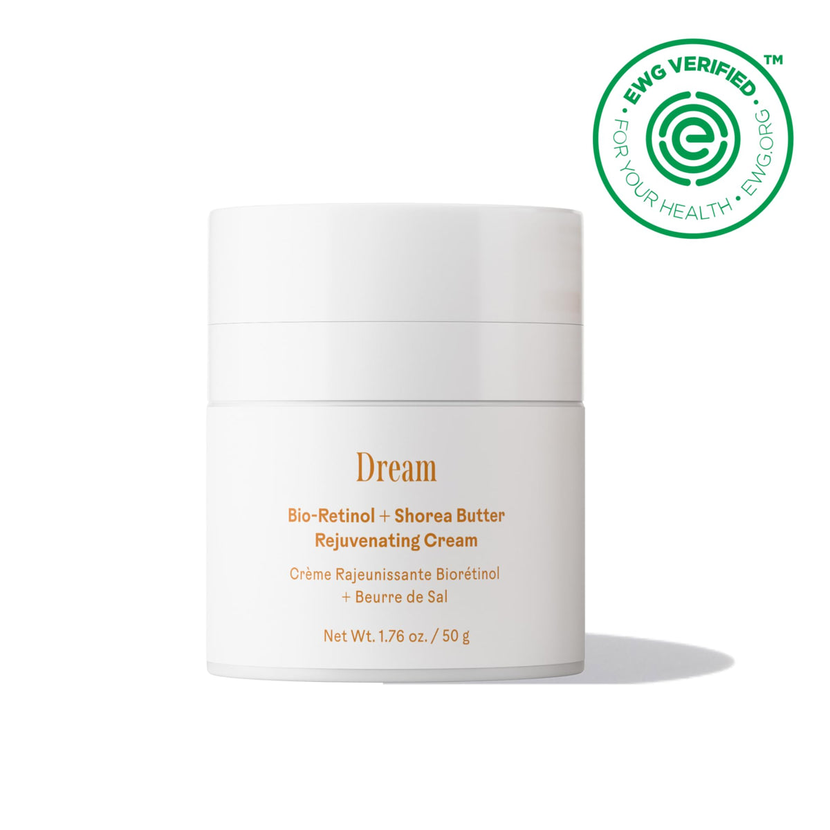 Three Ships Dream cream jar close-up highlighting rich texture and moisture.