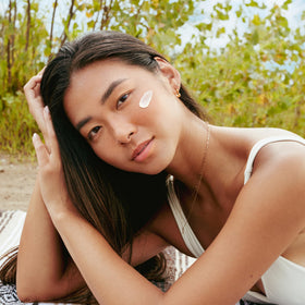 Three Ships Dream night routine step demonstrates gentle nightly application.