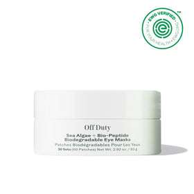 Three Ships OffDuty bio-peptide serum close-up highlighting hydration and elasticity support.