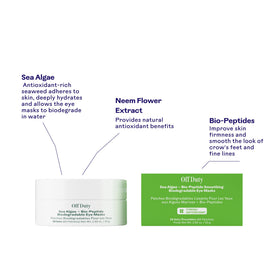 Three Ships OffDuty packaging emphasizes vegan, cruelty-free, paraben-free formula.