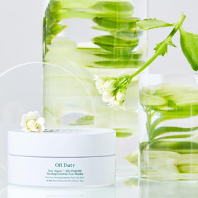 Three Ships OffDuty hydration boost benefiting the under-eye area.
