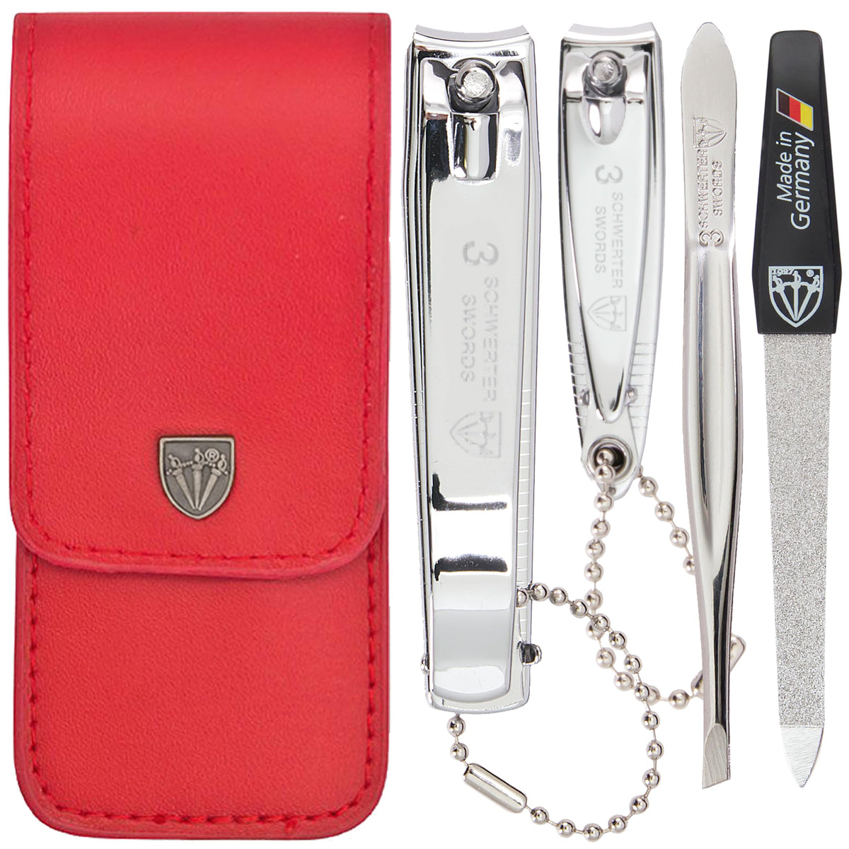 Three Swords Germany manicure set tweezers with precision grip for safe grooming