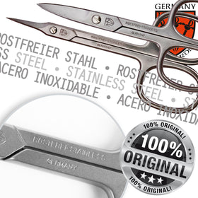 3 Swords Germany Megaset in-use during a home manicure for clean results.