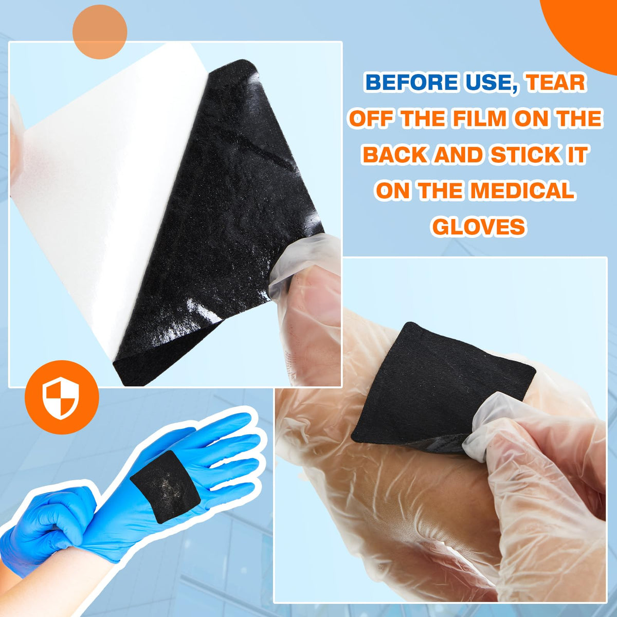 Threlaco compact 2x2-inch dermaplaning pad fits easily in hand.