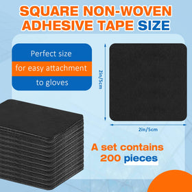 Threlaco black visibility pads assist spotting hair for precision.