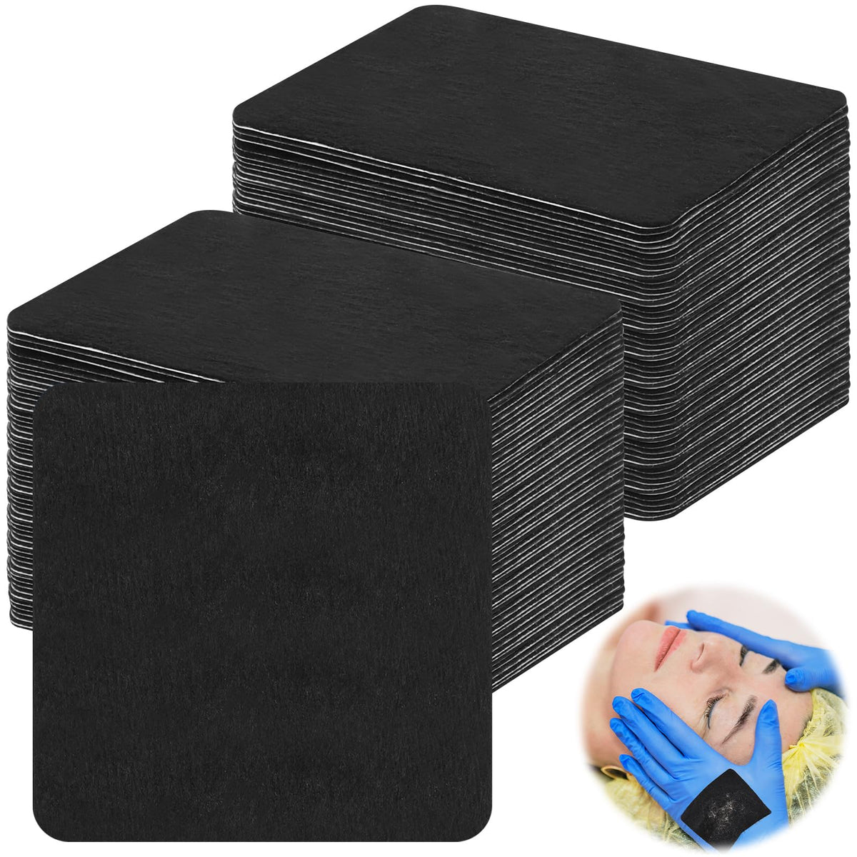 Threlaco dermaplaning pad on glove for clean, efficient sessions.