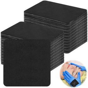 Threlaco dermaplaning pad on glove for clean, efficient sessions.