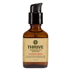 Thrive Natural Care Bakuchiol Serum bottle with dropper for brighter, smoother skin.