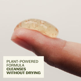 Thrive Natural Care Face Wash gel texture close-up for refreshing cleansing experience.