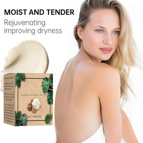 Closeup of THUIOP magnesium body butter texture for deep moisturization