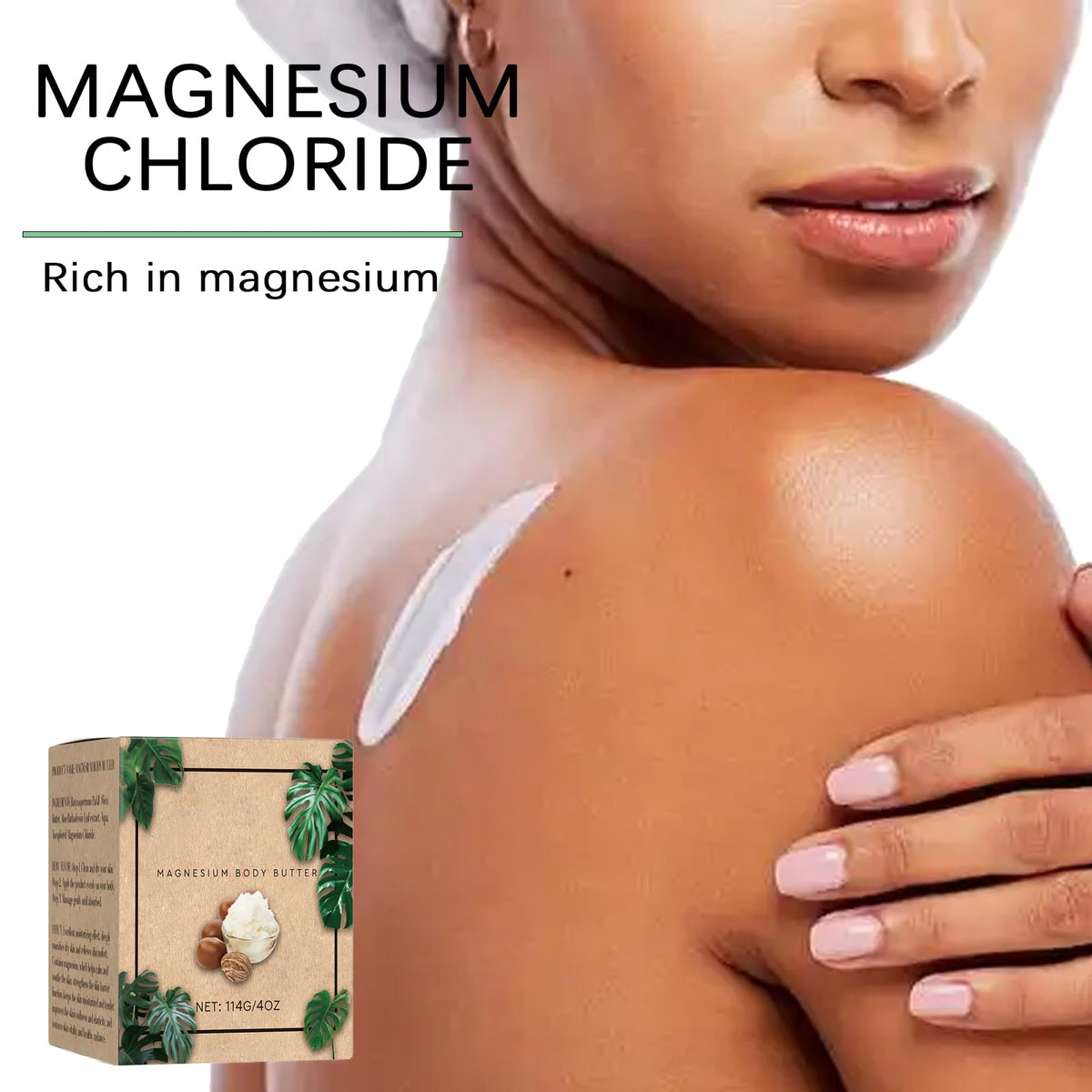 THUIOP magnesium cream packaging closeup emphasizing premium formulation