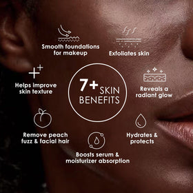 Upper lip use with THURLADY dermaplane for smooth skin prep