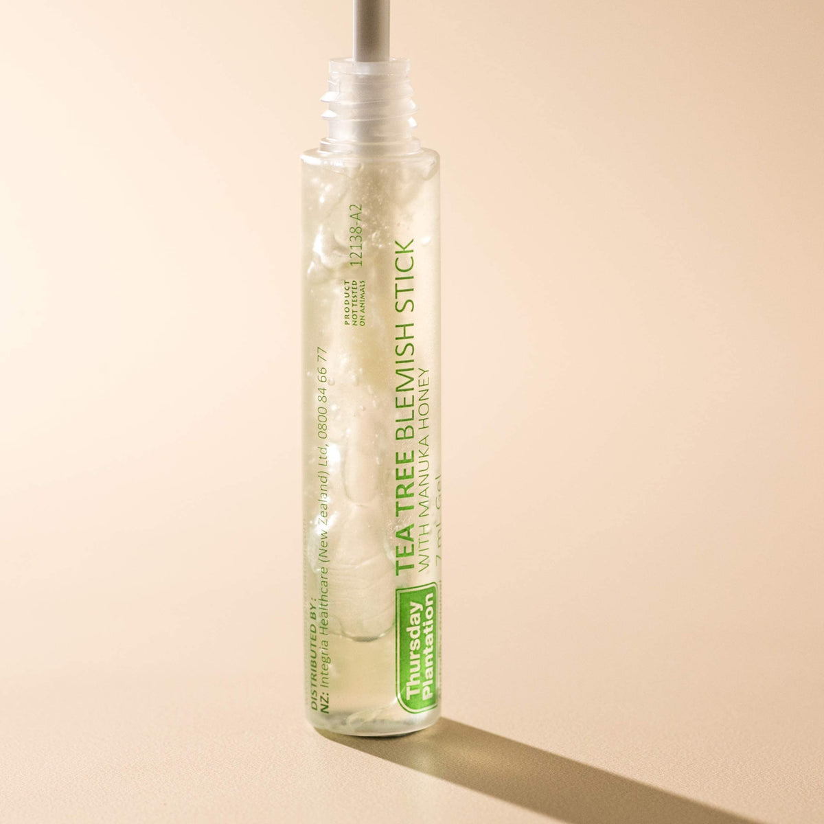 Precision tip of Tea Tree Blemish Stick for targeted application