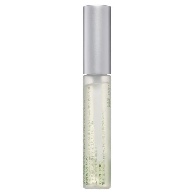 Close-up of tea tree oil droplets inside the blemish stick