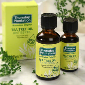 Tea Tree Oil integrated into a skincare routine by Thursday Plantation.