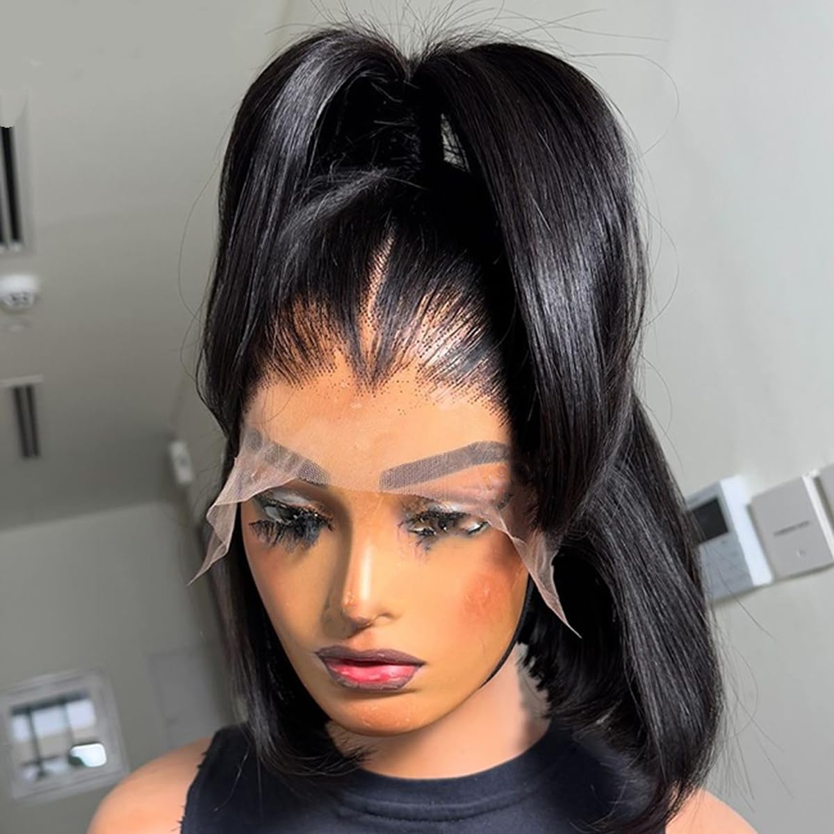 Thusiae Bob Wig side profile highlighting sleek line and styling versatility