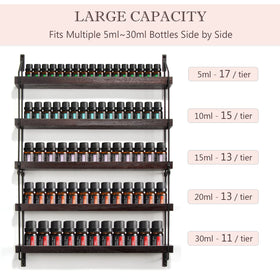 THYGIFTREE shelf mounted in bathroom or bedroom offers stylish storage and labeling ease.