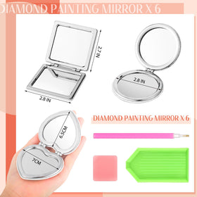 Thyle round mirror with magnification supports detailed makeup checks during routines.