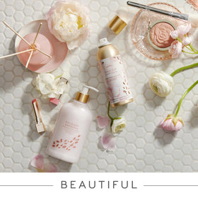 Thymes Aloe vera honey formula suggests soothing moisture for skin.