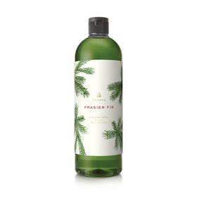 Thymes Frasier Fir hand-wash refill bottle for easy restock and refreshed hands.