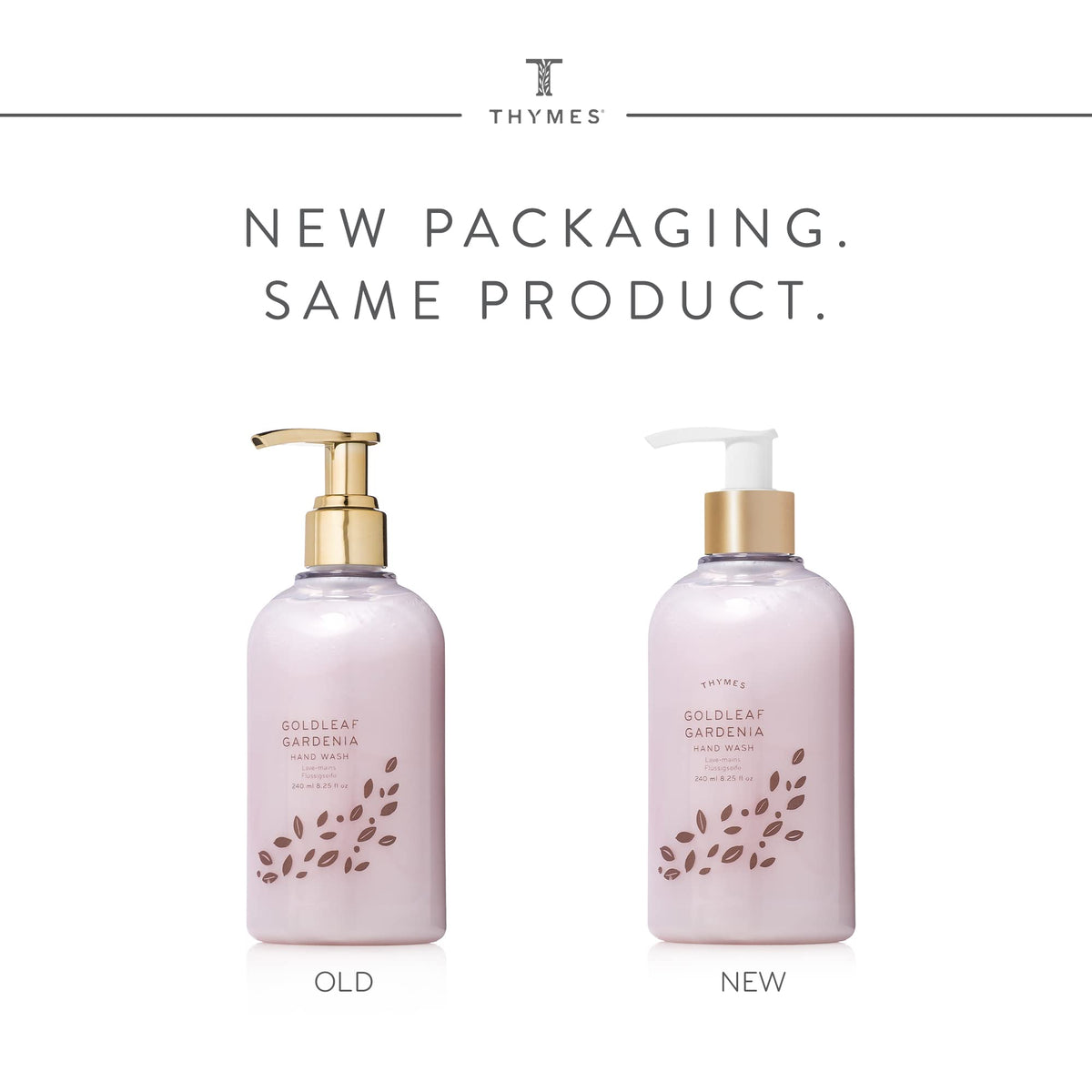 Thymes Goldleaf Gardenia Scent Closeup highlights a lush floral aroma for pampering.