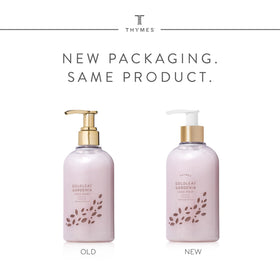 Thymes Goldleaf Gardenia Scent Closeup highlights a lush floral aroma for pampering.