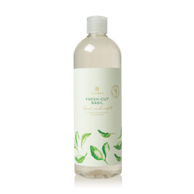 Thymes Hand Wash Refill bottle pour enables quick replenishment.