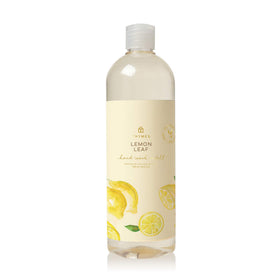 Thymes Hand Wash Refill Lemon Leaf bottle with refreshing citrus aroma.
