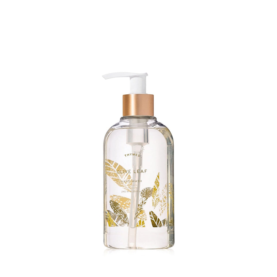 Thymes Moisturizing Hand Wash pump bottle delivers a luxe daily cleanse.
