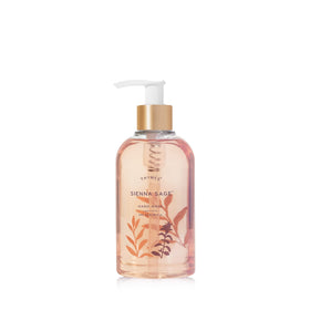Thymes Moisturizing Hand Wash Pump bottle close-up shows premium packaging and gentle cleansing.