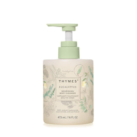Thymes Nourishing Body Cleanser bottle pump for easy daily use.