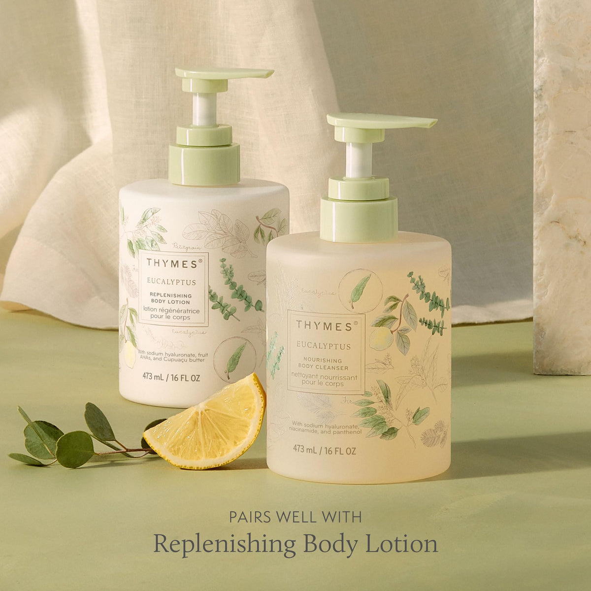 Thymes Nourishing Body Cleanser designed for daily shower routines.