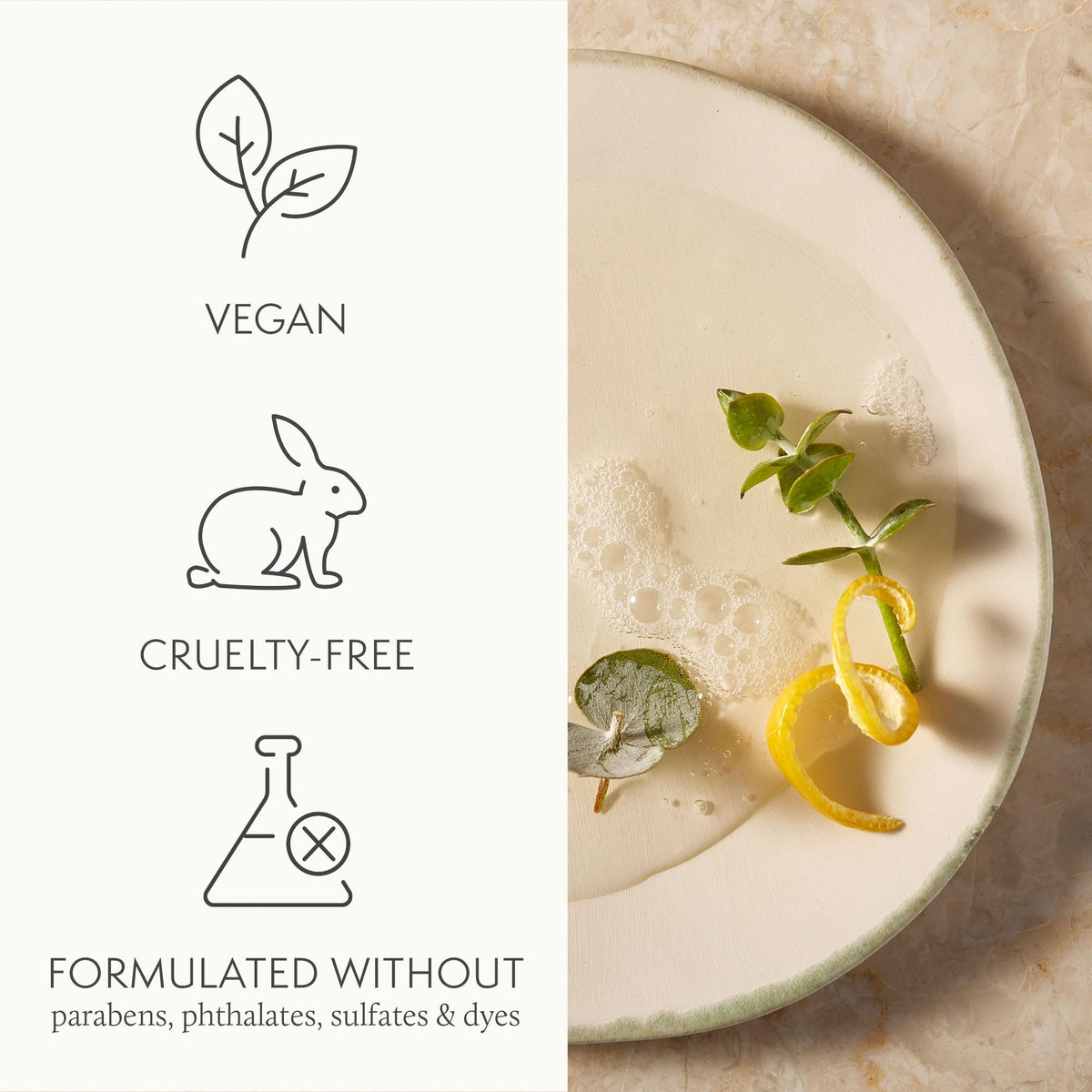 Thymes Nourishing Body Cleanser free from parabens and sulfates for gentle care.