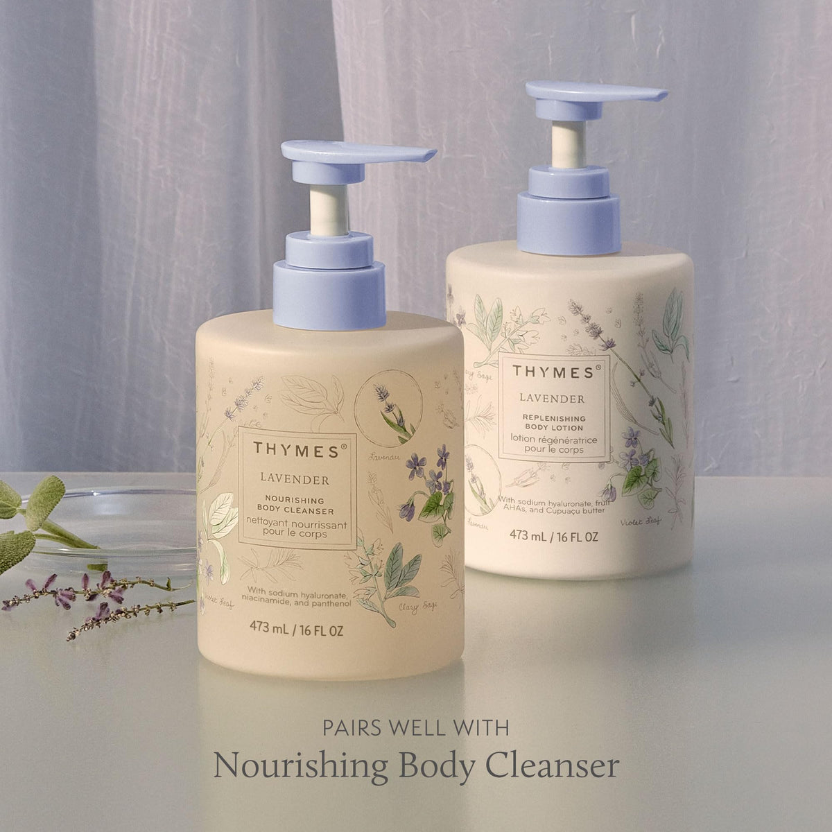 Thymes Squalane close-up highlights skin-smoothing barrier support