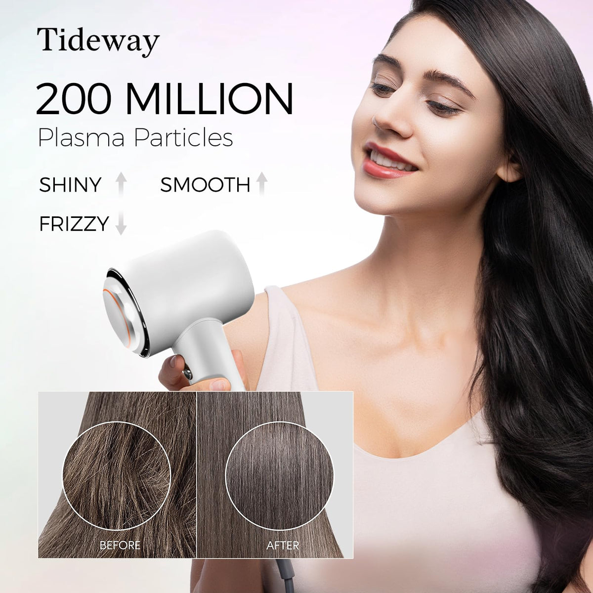 Tideway lightweight design reduces grip fatigue for extended styling