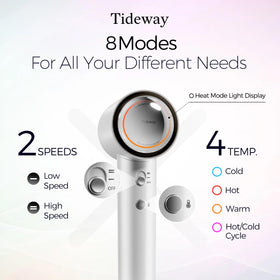 Tideway low-noise operation enables comfortable use in shared spaces