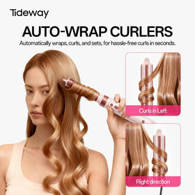 Tideway Prowaver auto-wrap curlers for easy, heat-damage-free curls