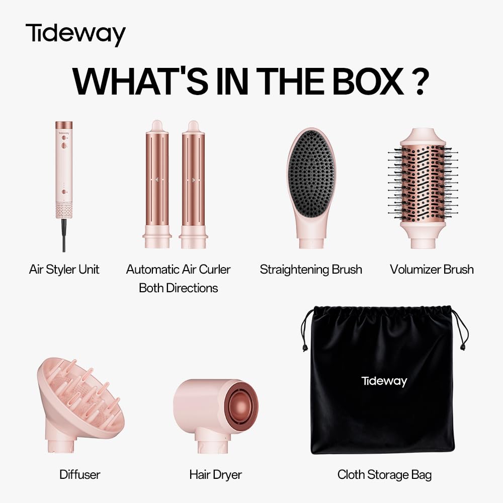 Tideway Prowaver ionic technology helps reduce frizz and boost moisture lock