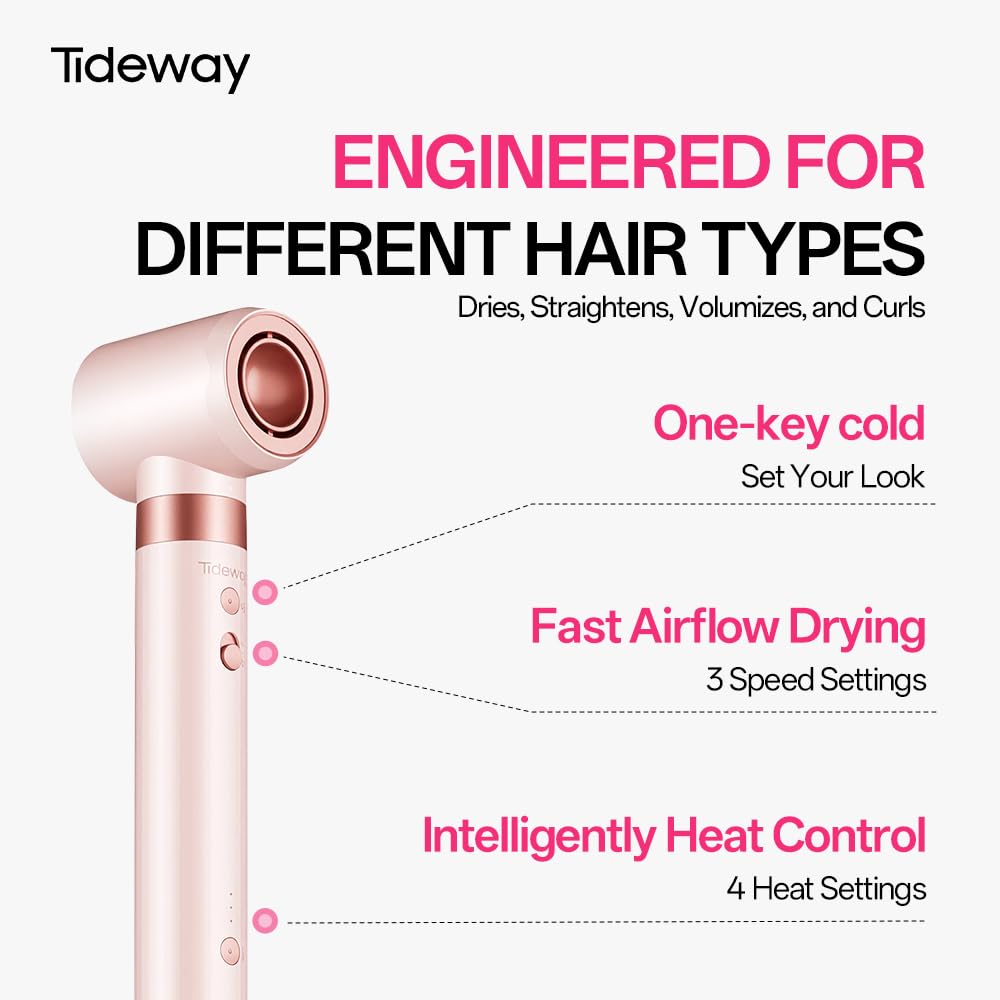 Tideway Prowaver oval dryer brush for fast, frizz-free drying