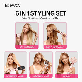 Tideway Prowaver safe styling with airflow-curled results and minimal heat